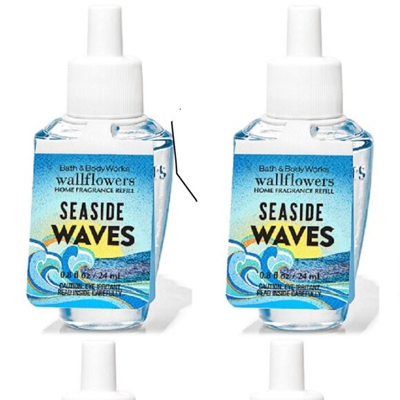 Bath & Body Works Seaside Waves Wallflowers Fragrance Refill Bulbs x 2 - Picture 1 of 1
